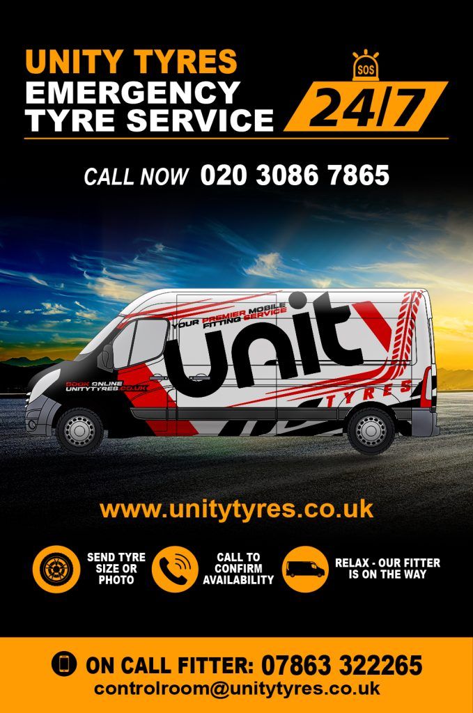 Unity Tyres Banner - Mobile Tyres & Fitting in Accrington